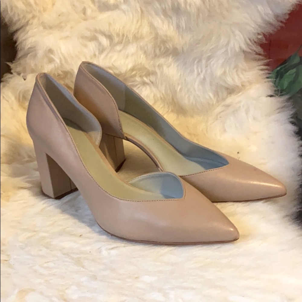 1 State Nude block heel